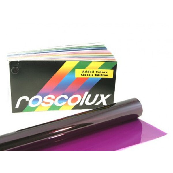 Rosco Roscolux 349 Fischer Fuchsia Gel 24" x 25' Gel Roll (Roscolux